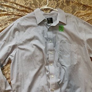 GS Patterned Long Sleeve Buttoned Down Shirt